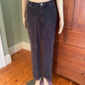 Womens corduroy straight leg pants